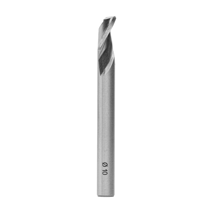 ENT 30009 Spiral-Bohrnutenfräser HS, Schaft (S) 8 mm, Durchmesser (D) 10 mm, NL 14 mm, Z1, GL 80 mm