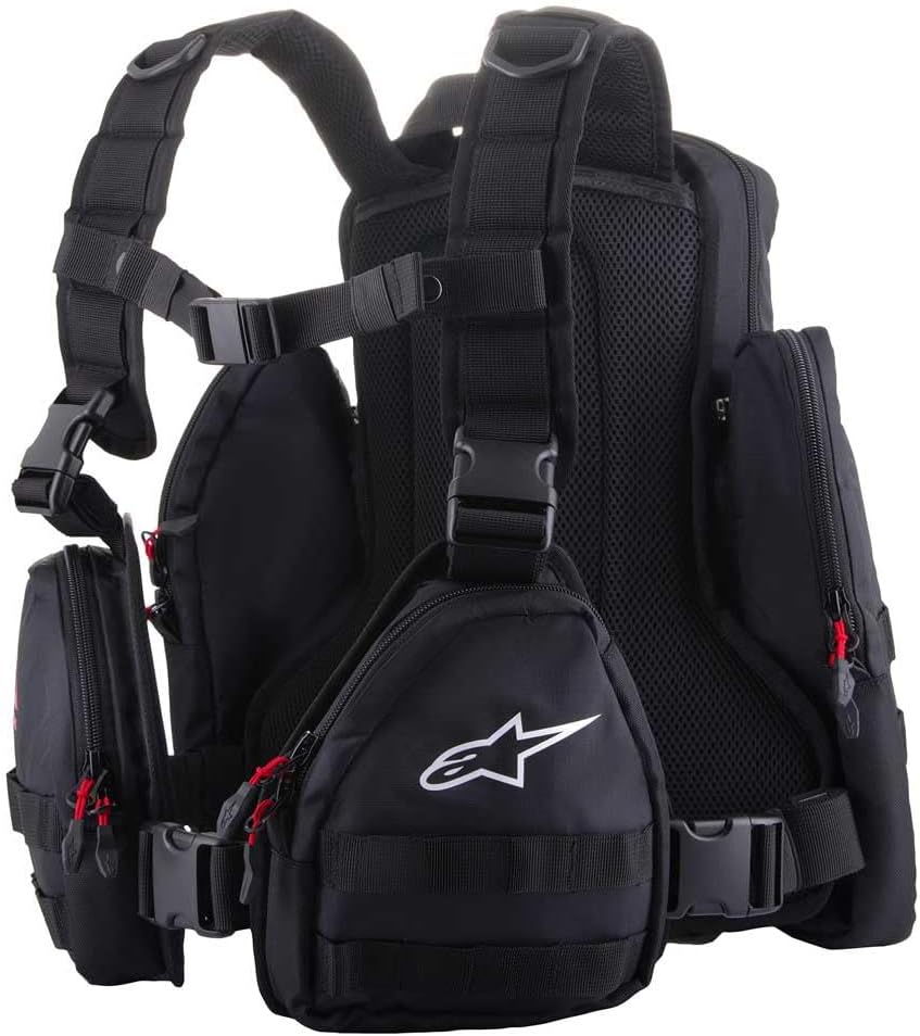 Alpinestars Techdura Tactical Pack Backpack One Size Schwarz-weiss, Schwarz-weiss