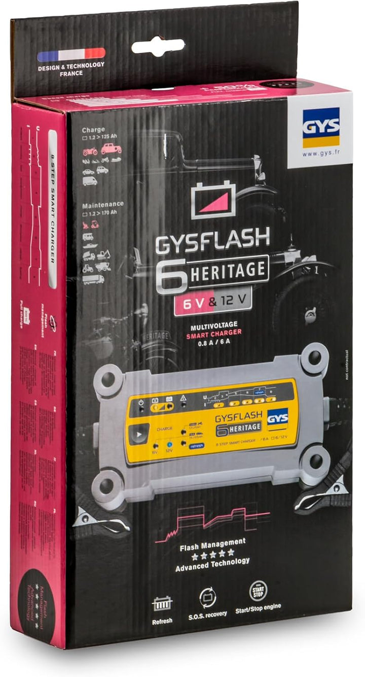 GYS 029538 Gysflash 6, 6 Heritage