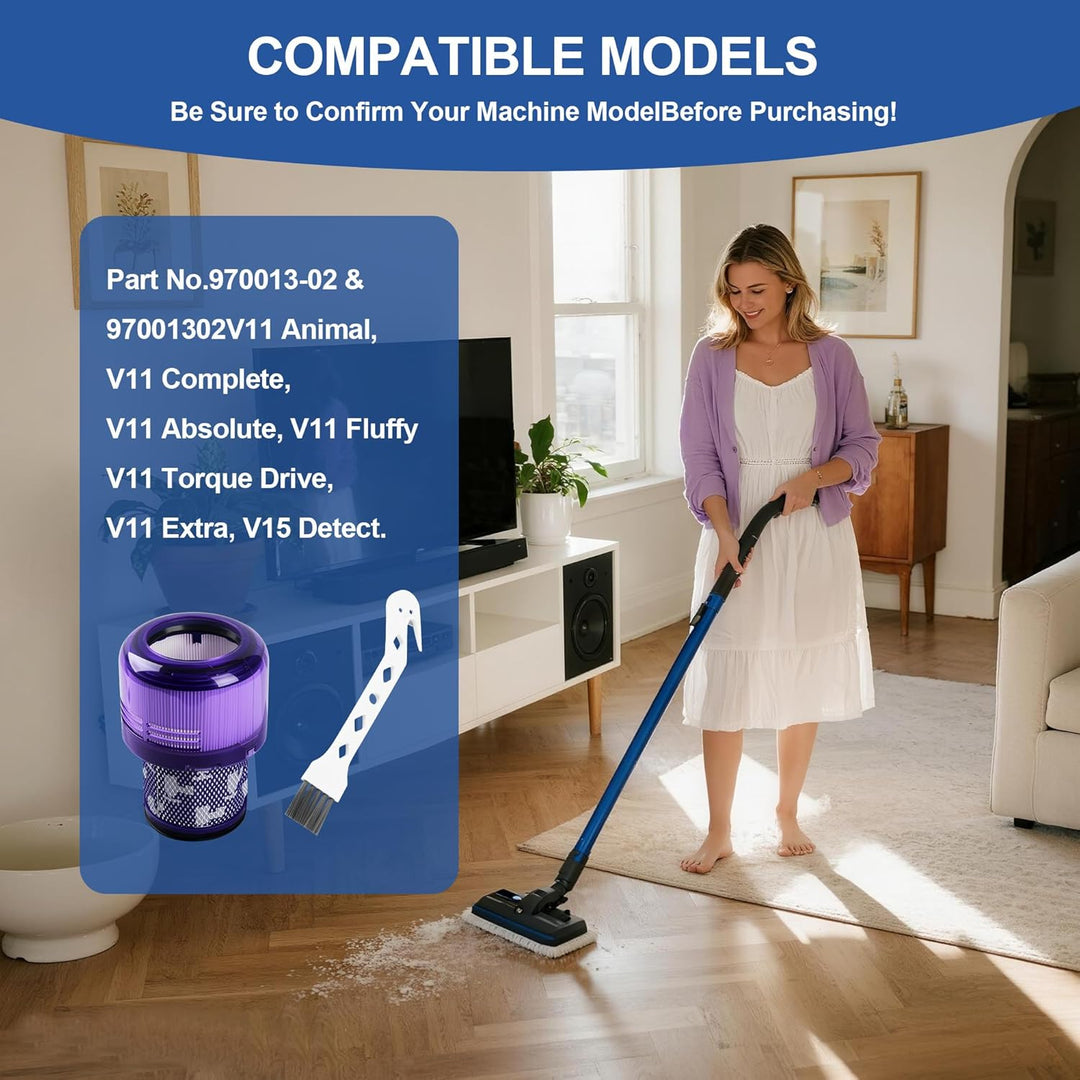 3 Stück Ersatzteile Filter für Dyson V11,Filter für Dyson V11 V15 SV14 SV17 SV22 Absolute Animal Det