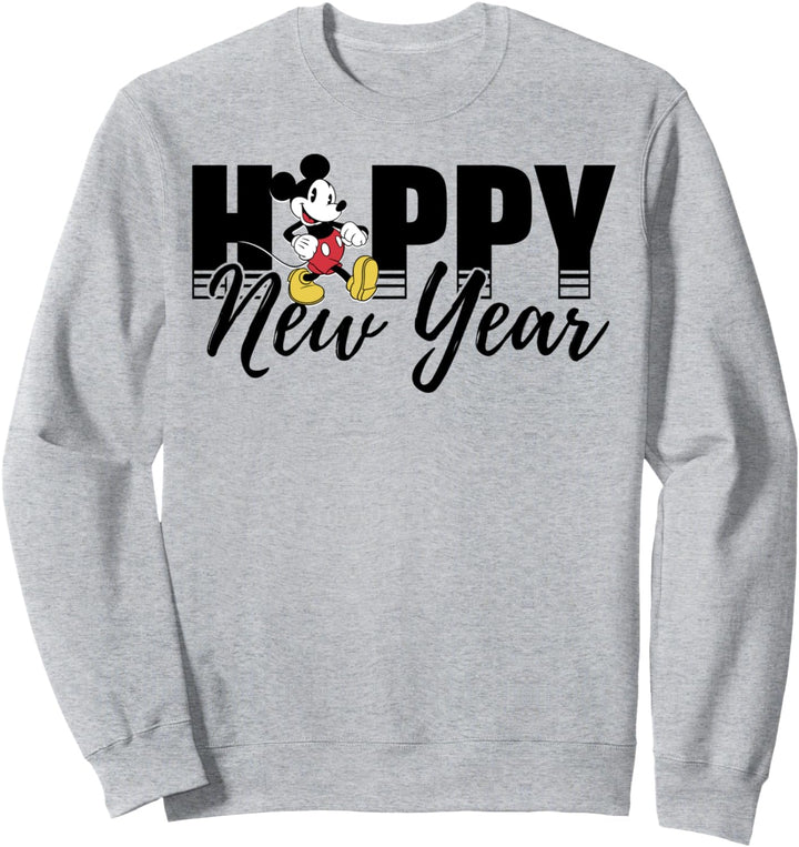 Disney Mickey And Friends New Year Simple Mickey Text Sweatshirt