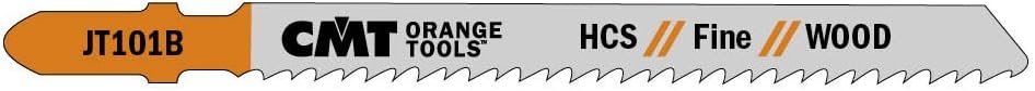 CMT ORANGE TOOLS JT101B-5-5 HCS-STICHSÄGEBLÄTTER FÜR EBENES UND FEINES HOLZ 100X2,5X10TPI