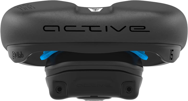 SQlab Unisex – Erwachsene 602 M-d Active 2.1 Fahrradsattel 17 cm Schwarz, 17 cm Schwarz