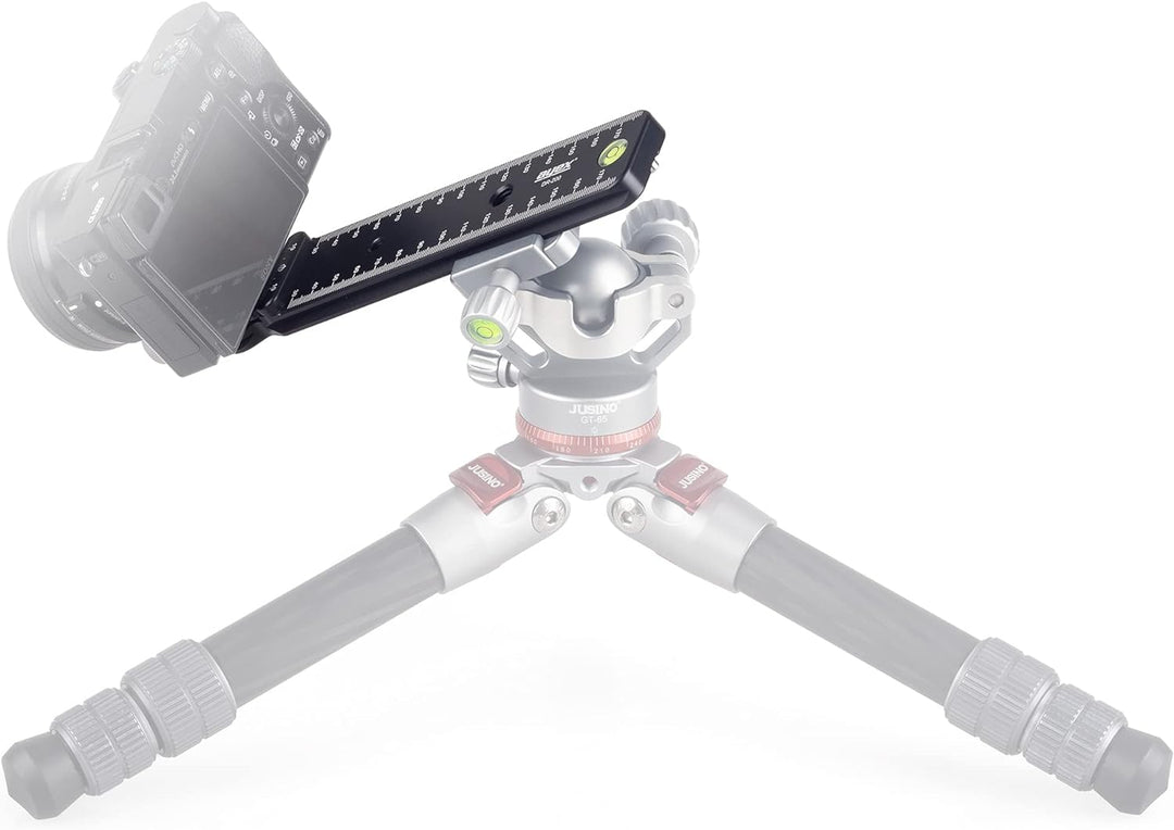 ayex Einstellschlitten, Makroschiene mit Klemme und Schraubkopf DR-200, Für DSLR-Kameras und Stativk