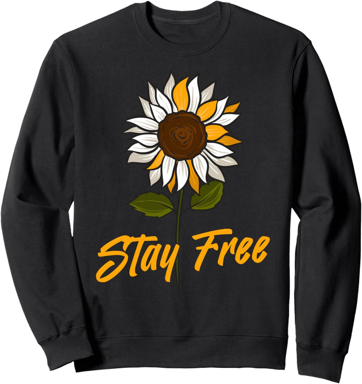 Peace Sign Love T Shirt | Sunflower 70s Hippie Costume Sweatshirt