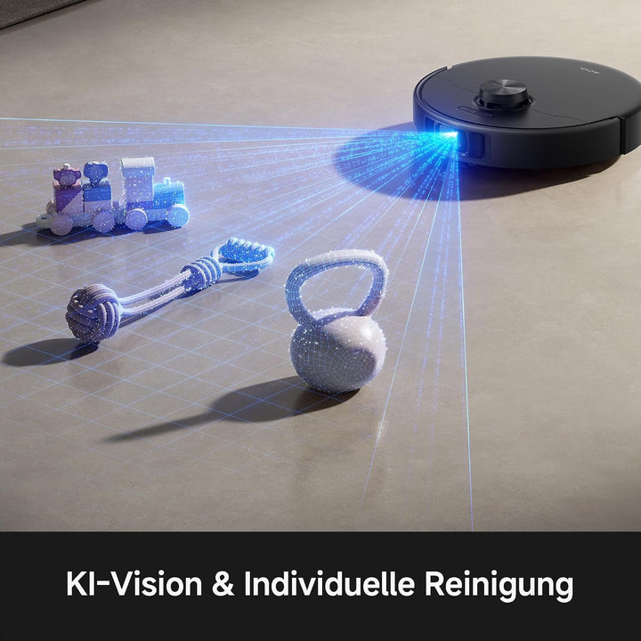 MOVA P70 Pro Ultra Saugroboter 30.000Pa Saugkraft Schwarz | 260 U/min Wischmoppmotor mit 12N Anpress