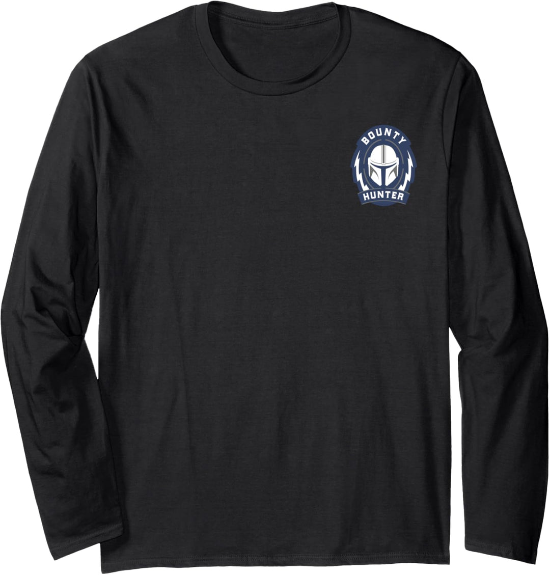 Star Wars The Mandalorian Bounty Hunter Patch Langarmshirt