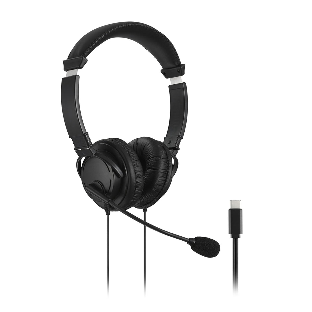 Kensington Hi-Fi USB-C Kopfhörer mit Mikrofon (K97457WW), schwarz