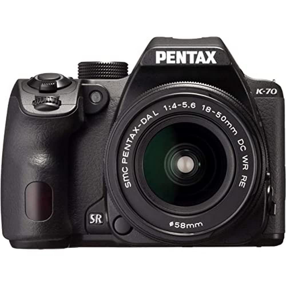 Pentax Digital SLR K-70 (Schwarz ) DAL18-50RE KIT EU w/ 18-50mm Lens Single, w/ 18-50mm Lens Single