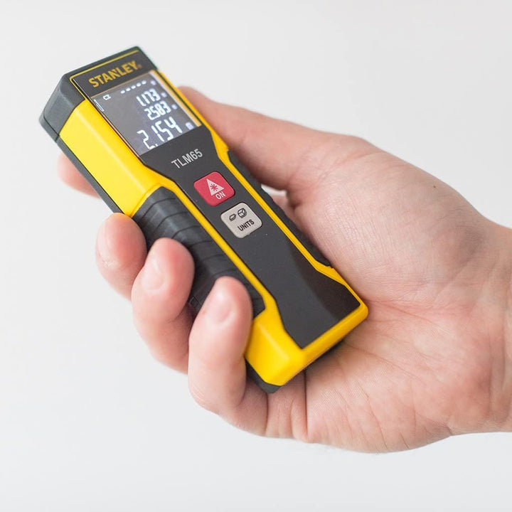 Stanley Laser-Entfernungsmesser TLM65, 20 m Reichweite, Ein-Knopf-Bedienung, automatische Abschaltun