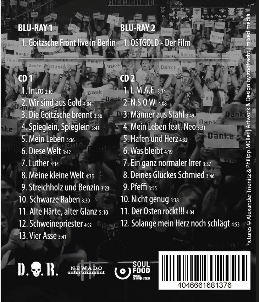 Live in Berlin (2CD+2Bluray), Audio-CD