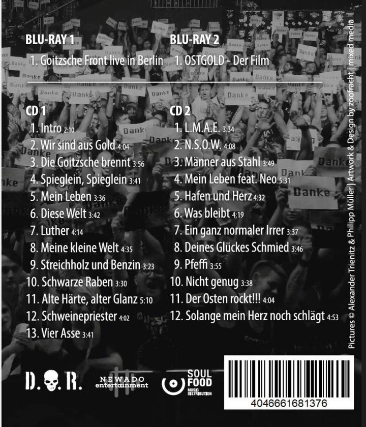 Live in Berlin (2CD+2Bluray), Audio-CD