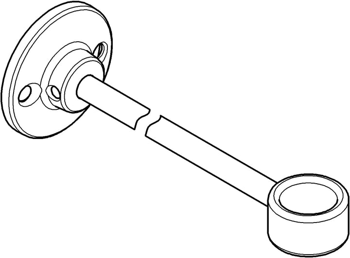 GROHE Wandschelle (inkl. Steindolle, Holzschrauben, für Standbrause 27 304 000, langlebig), chrom, 2