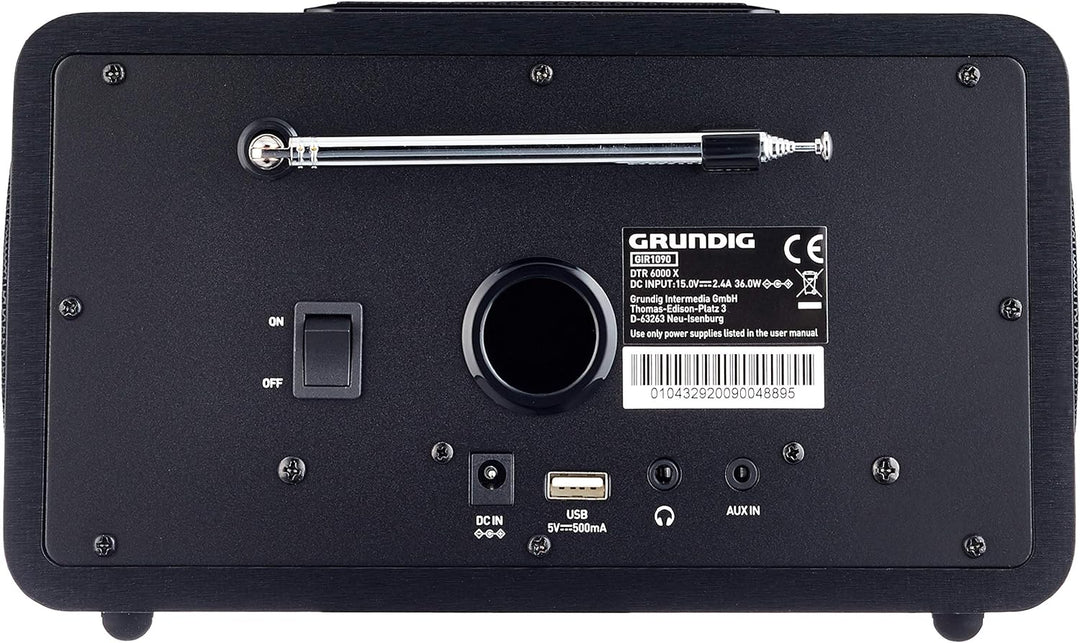 GRUNDIG GIR1090 DTR 6000 X All-In-One Internet- und Digitalradio, FM/RDS/DAB+/Internetradio, Bluetoo