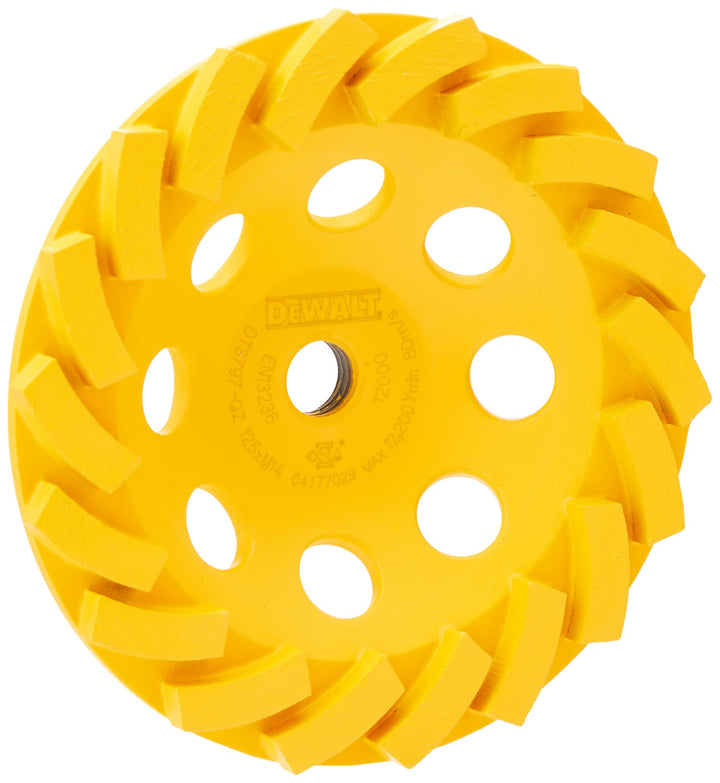 Dewalt Diamant-Topfscheibe Extreme DT3797 (für Beton, 125mm Durchmesser, M14 Aufnahme, Scheibentyp: