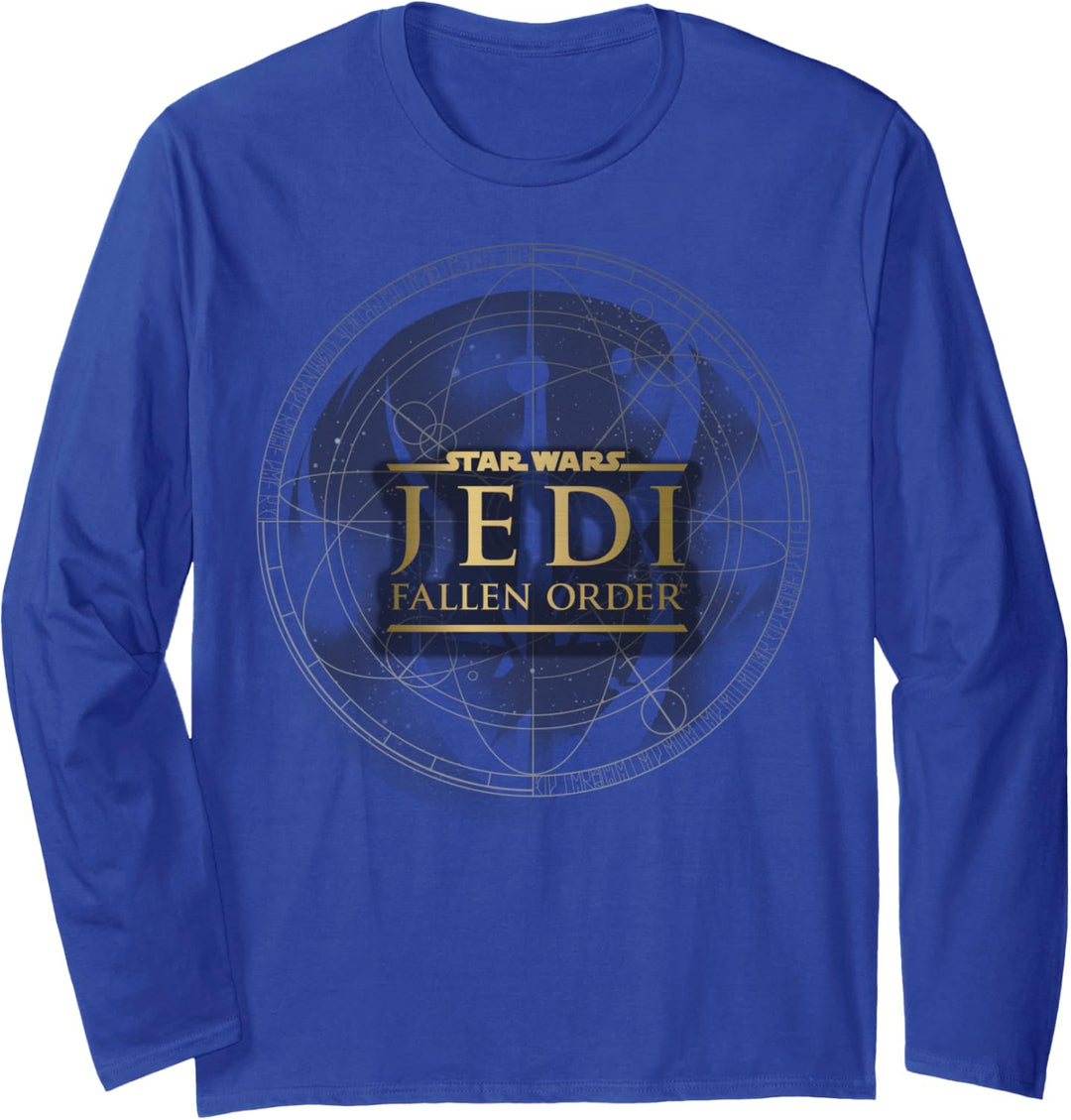 Star Wars Jedi: Fallen Order Map Langarmshirt