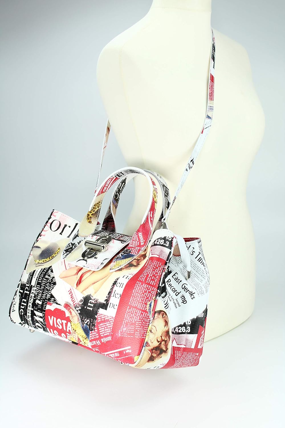 Belli Echt Leder Handtasche italienische Damen Ledertasche Umhängetasche Henkeltasche in Glattleder,