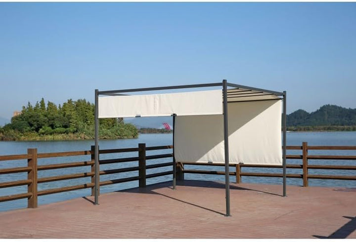 Grindi - Garten Pergola Pavillon Terrassendach - Naxos 3x3m - wasserdichtes & stabiles Sonnenschutz