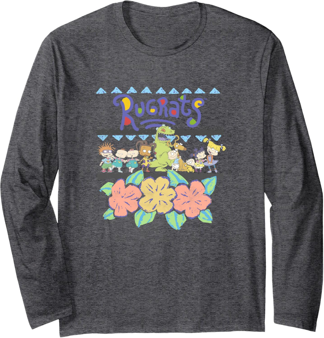 Rugrats Reptar and Friends Group Shot Langarmshirt
