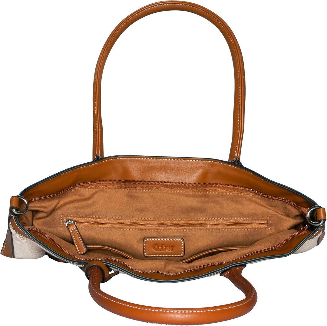 Gabor Damen Antonia Shopper 41 x 15 x 26 Mixed Beige, 41 x 15 x 26 Mixed Beige