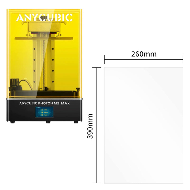 Chitu Systems 3 Stück fep Folien Trennfolien für Photon M3 Max und andere 13,6 Zoll 7K 3D-Drucker, 3