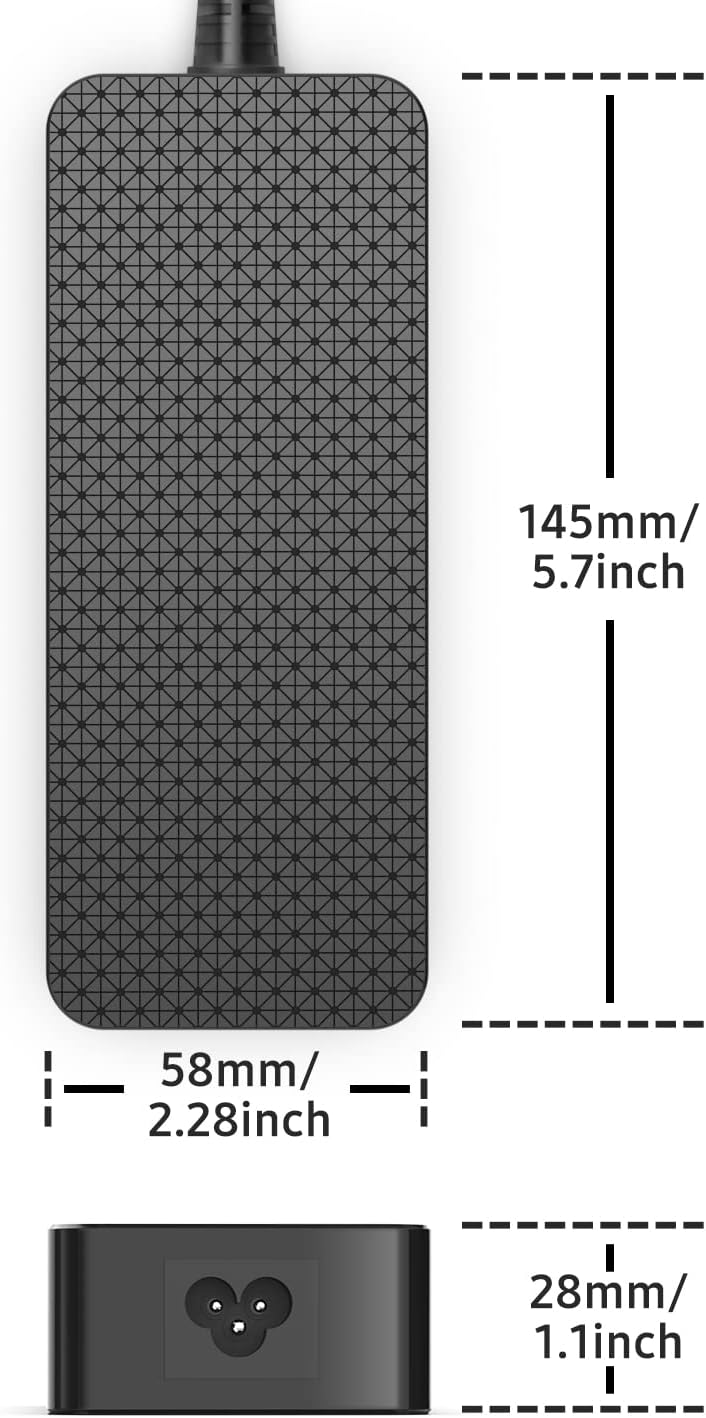 HKY 100W PD3.0 20V 5A USB C Netzteil für Ulanzi AL60 VL81 VL49 Luftschlauchleuchte, für Jackery Expl