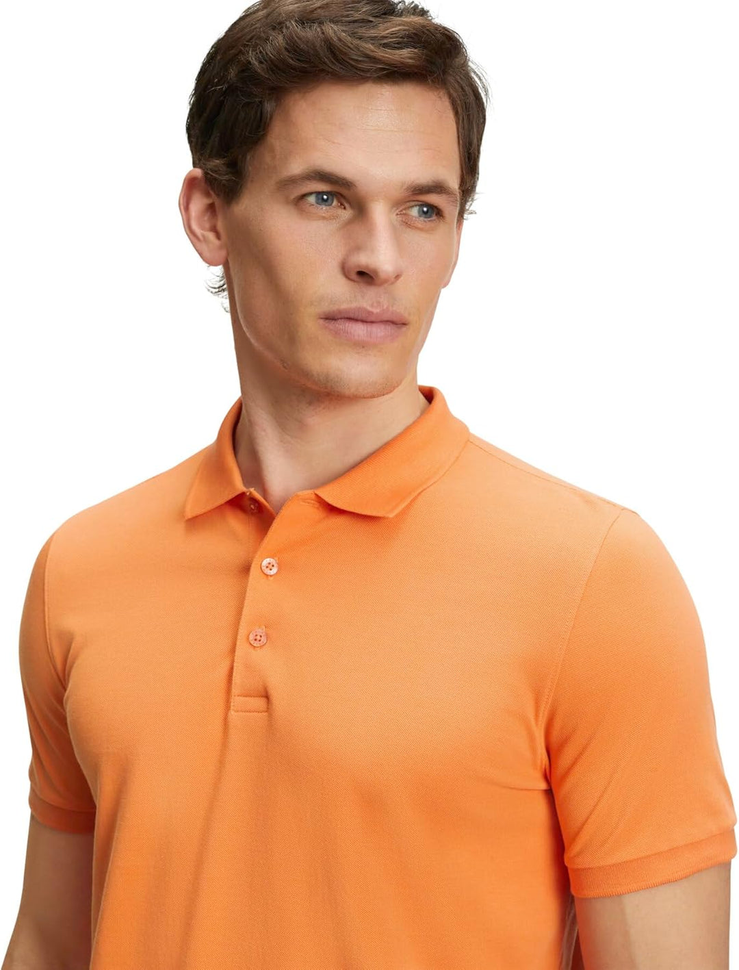 FALKE Herren Basic Polo Shirt Piqué Polohemd weich hautfreundlich atmungsaktive Baumwolle 1 Stück M