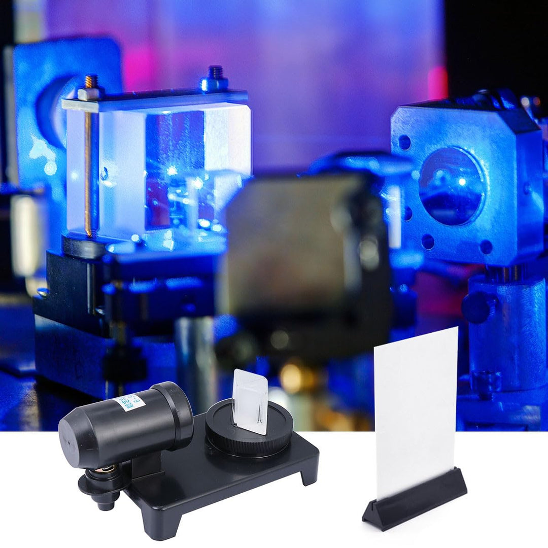 DEARMAMY Physikalisches Optik Lehrmittel Prisma mit Stabilem Ständer Lichtstreuungs Demonstrator für
