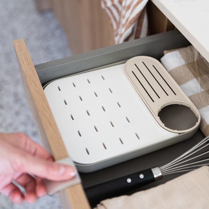 BÉABA Flaschen- und Kindergeschirrabtropfer – Grosses Fassungsvermögen, Modular, Für bis zu 6 Flasch