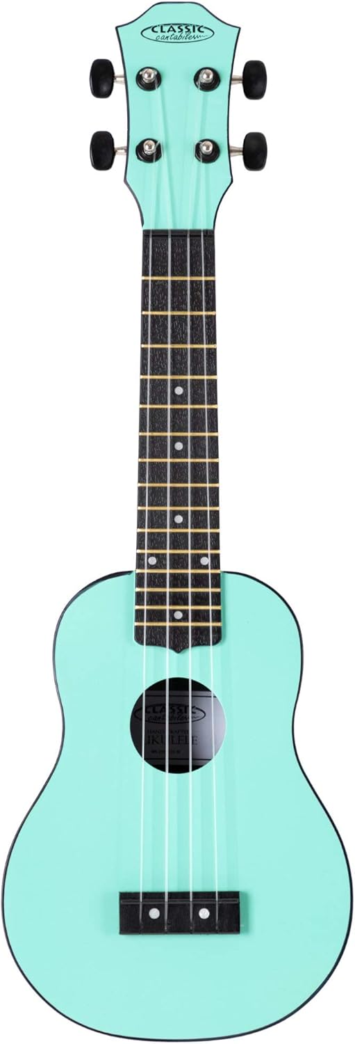 Classic Cantabile OV-04 TQ Ukulele - Sopran-Ukulele im Roundback-Design - Mensur: 342 mm - Korpus un
