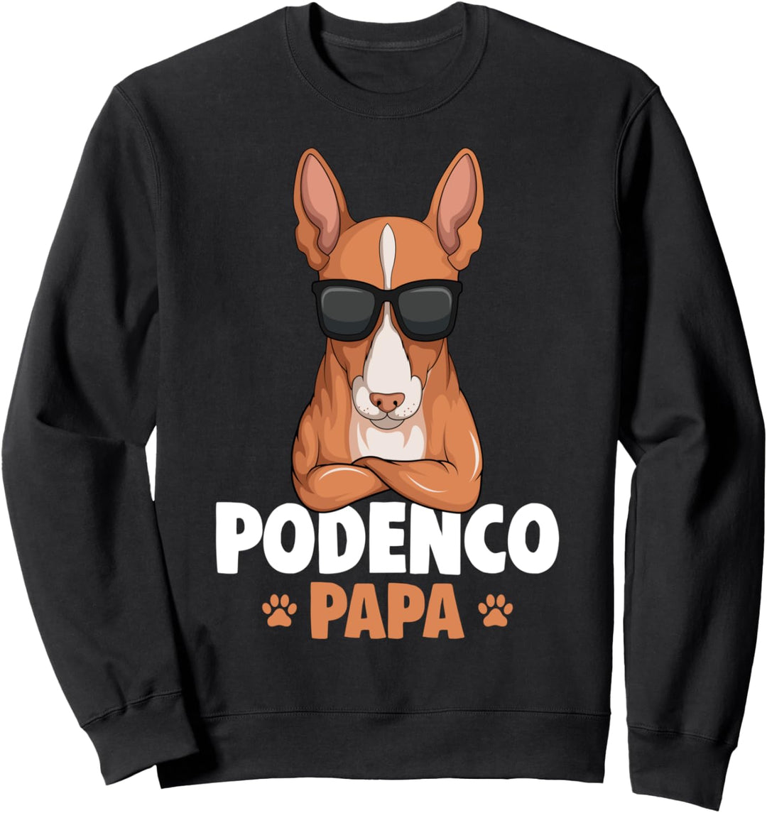 Podenco Hunde Papa Podenco Ibicenco Sweatshirt