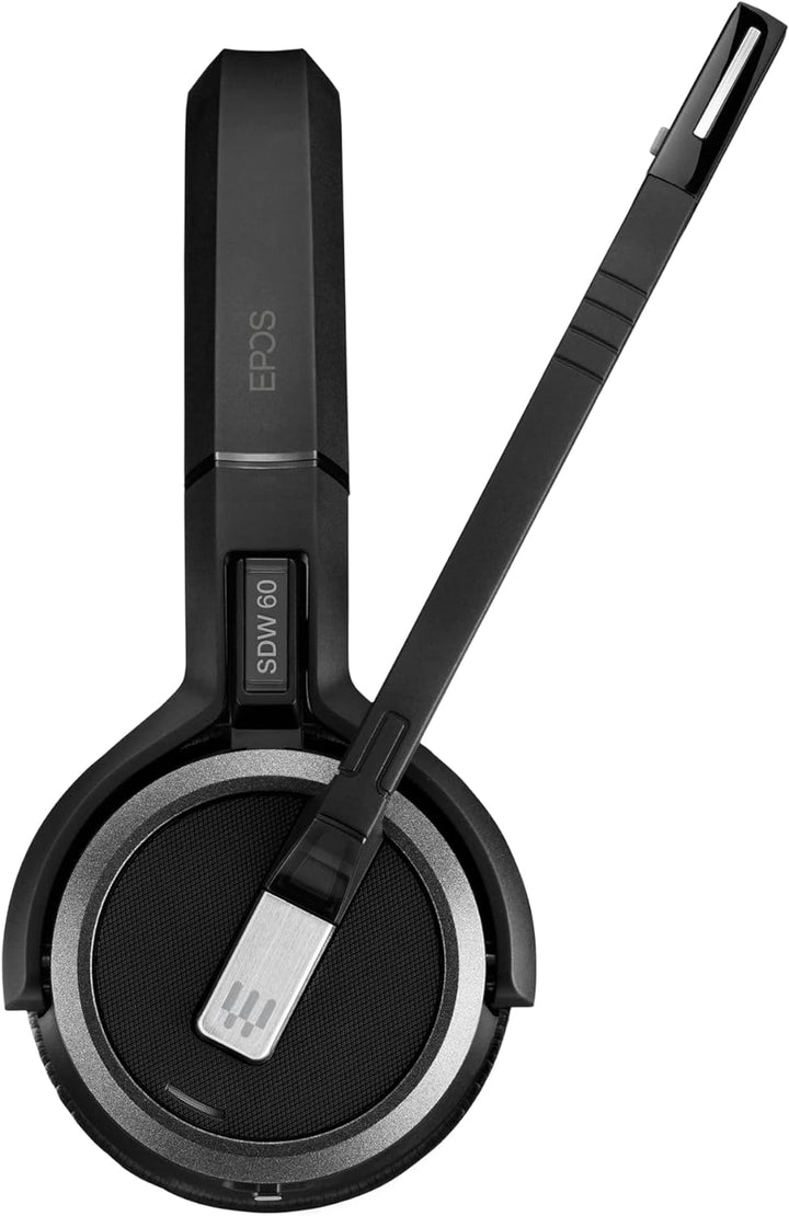 EPOS DECT Headset Impact SDW 5063 - Kabelloses On-Ear Headset mit Multi-Geräte-Anbindung - Kristallk