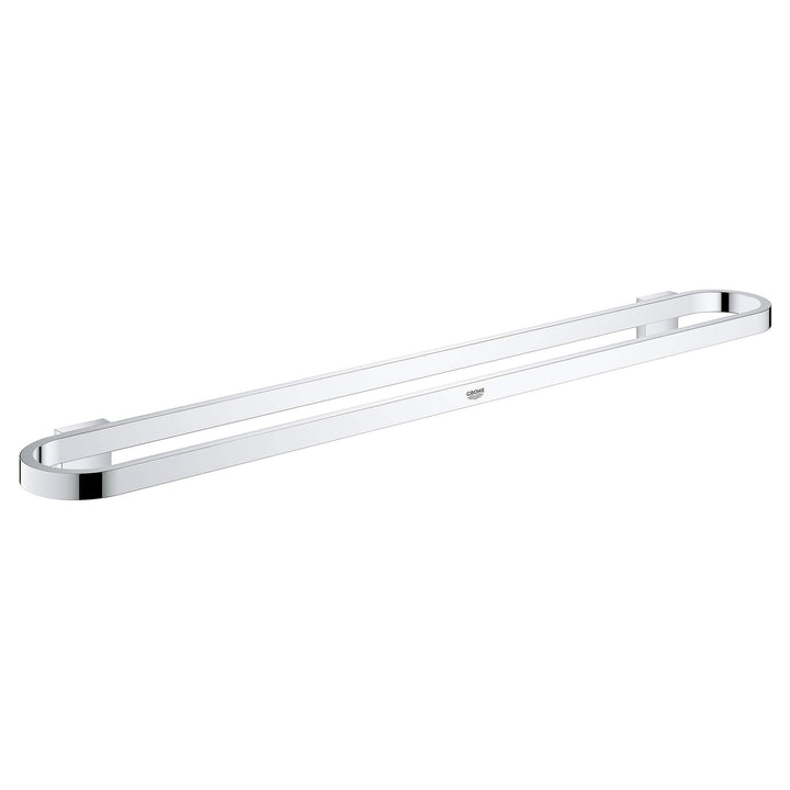 Grohe 41056000 Selection | Accessoires-Doppelter Bademantelhaken | supersteel | 41049DC0 Chrom Badet