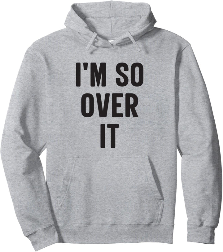 Ich bin so drüber hinweg Regenbogen Pullover Hoodie