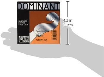 Thomastik 633627 Saiten für Violine Dominant Nylonkern - Weich weich Satz E-Saite Chromstahl Single,