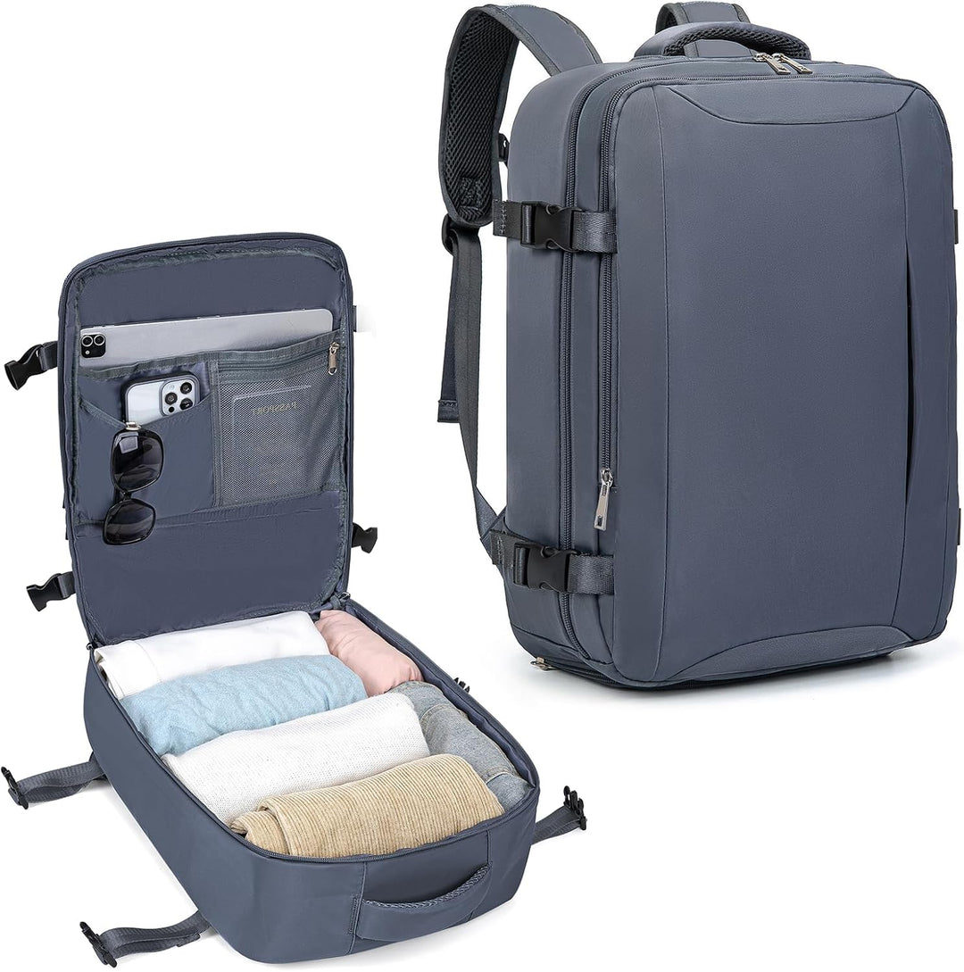 VMIKIV Handgepäck Rucksack für Easyjet 45x36x20 Reiserucksack Handgepäck Flugzeug Laptop Rucksack Da