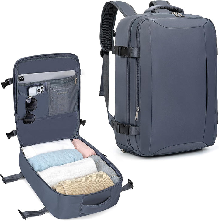 VMIKIV Handgepäck Rucksack für Easyjet 45x36x20 Reiserucksack Handgepäck Flugzeug Laptop Rucksack Da