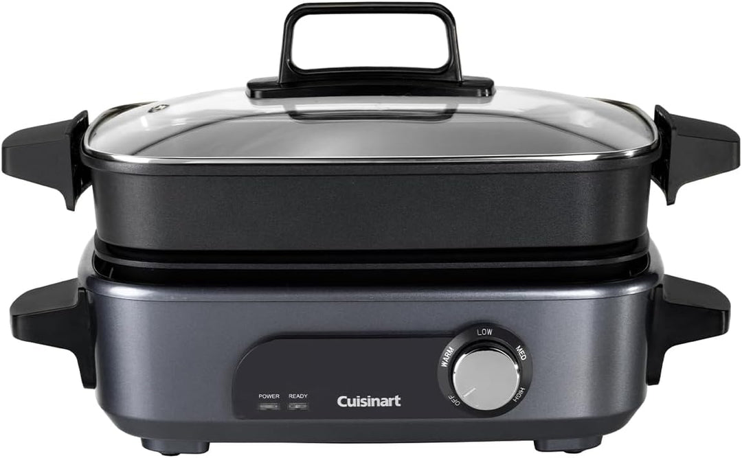 Cuisinart Cooking, 5-in-1 Multikocher zum Grillen, Anbraten, Dämpfen, Simmern und Kochen, Multicooke