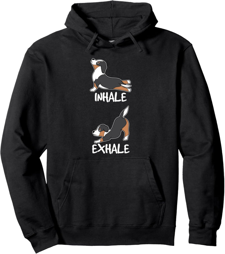 Funny Aussie Shepherd Gift Yoga Australian Shepherd Dog Pullover Hoodie