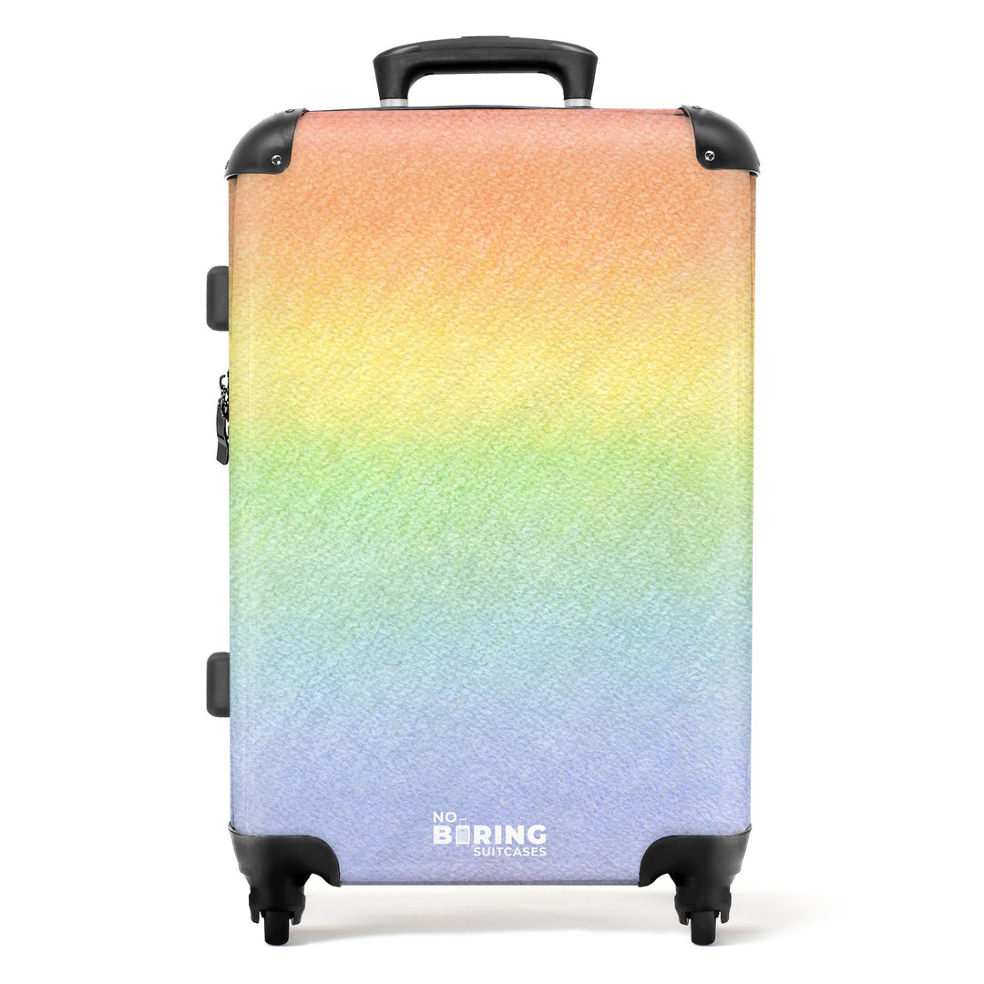 NoBoringSuitcases.com® Reisekoffer mit Rollen Koffer gross Kinderkoffer Hartschalenkoffer gross - Re