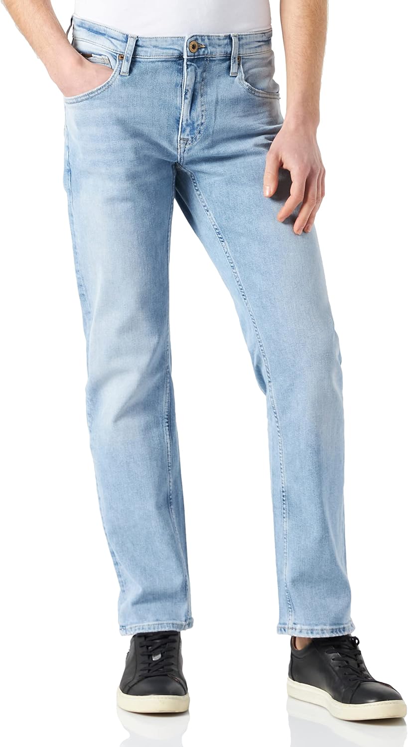 Cross Jeans Herren Damien Slim Jeans, Blau (Light Blue Used 015), W38/L34 (Herstellergrösse: 38/34)