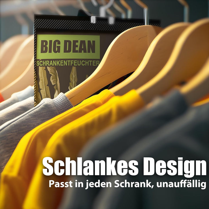 BigDean 30er Pack XL Luftentfeuchter Kleiderschrank - je Beutel bis zu 450ml Entfeuchter Schrank ohn