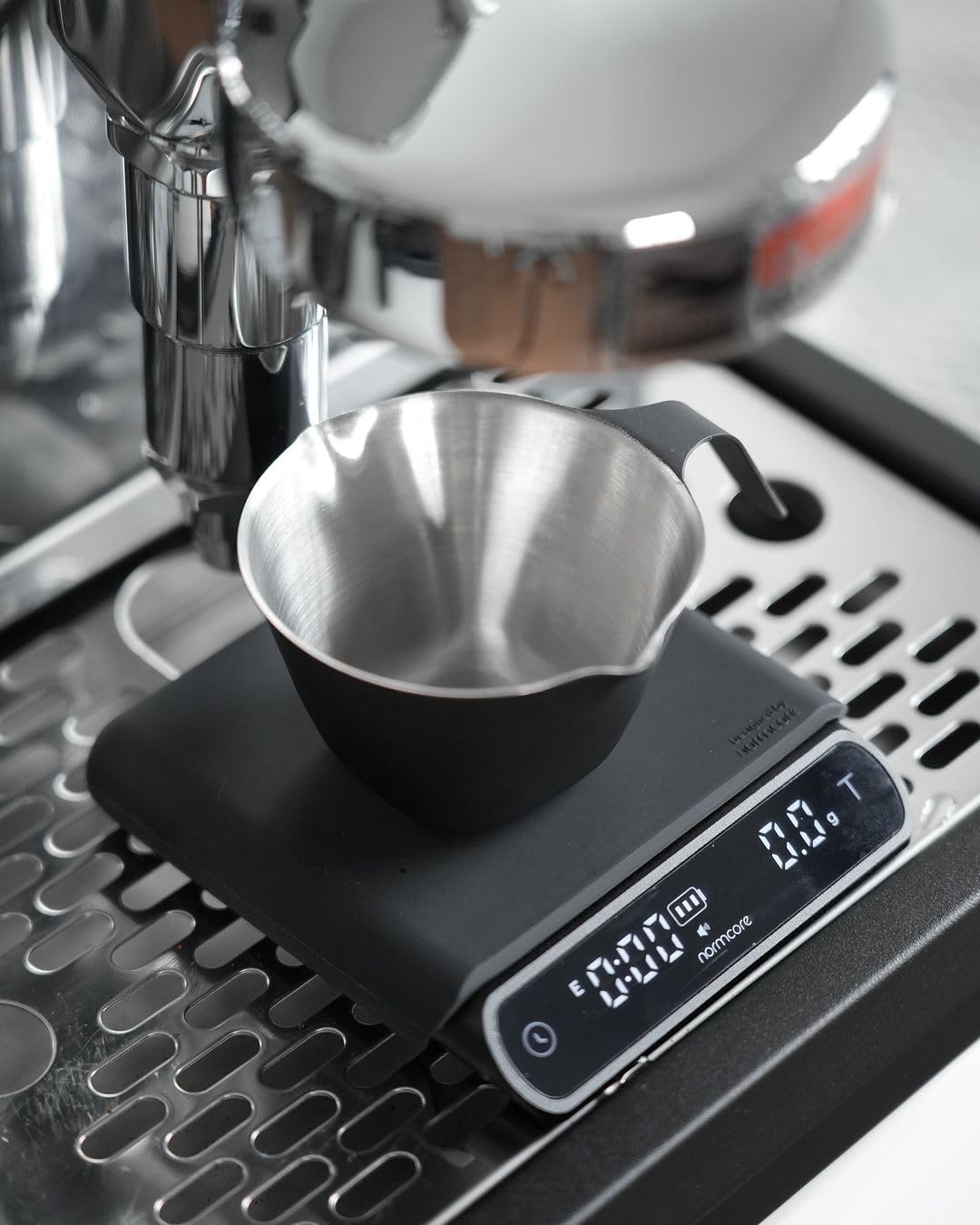 Normcore Taschenwaage V3, Espressowaage, Barista-Waage mit Timer, Gehäuse aus eloxiertem Aluminium m