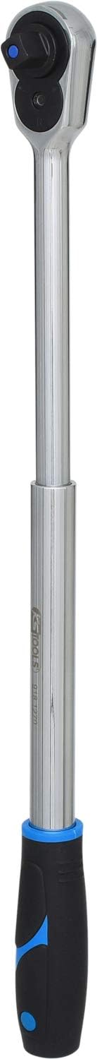 KS Tools 918.1270 1/2" CHROMEplus Teleskop-Umschaltknarre, 36 Zahn