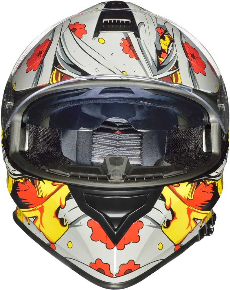 RT-824 Integralhelm Motorradhelm Kinderhelm Motorrad Integral Roller Helm rueger Red RYM M (57-58),