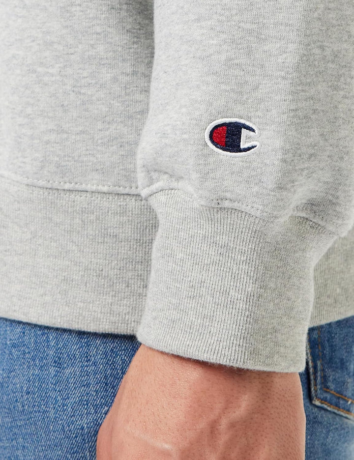 Champion Herren Sweatshirt S Grigio Melange Oxford, S Grigio Melange Oxford