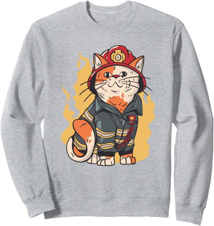 Feuerwehrkatze, Feuerwehr, Feuerwehr Sweatshirt