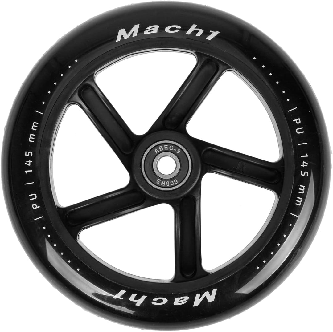 2 Stück 145x30mm Mach1 Kickscooter Rollen-Set inklusive Kugellager + Spacer - Cityroller Ersatz Reif