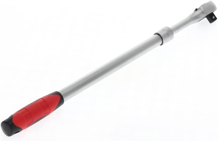 GEDORE red Teleskopknarre, Umschaltbar, Mit Druckknopfauslösung, 1/2 Zoll, Ergonomischer 2K-Griff, S