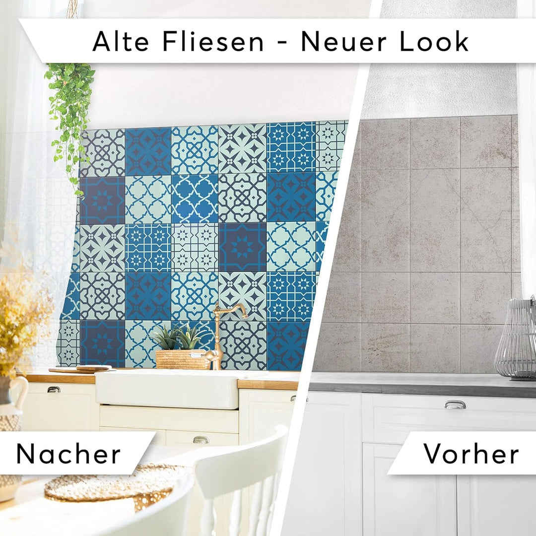 Fliesenmosaik Dekoaufkleber Fliesen - CREATISTO Fliesensticker I Fliesen Klebefolie Folie Sticker Au